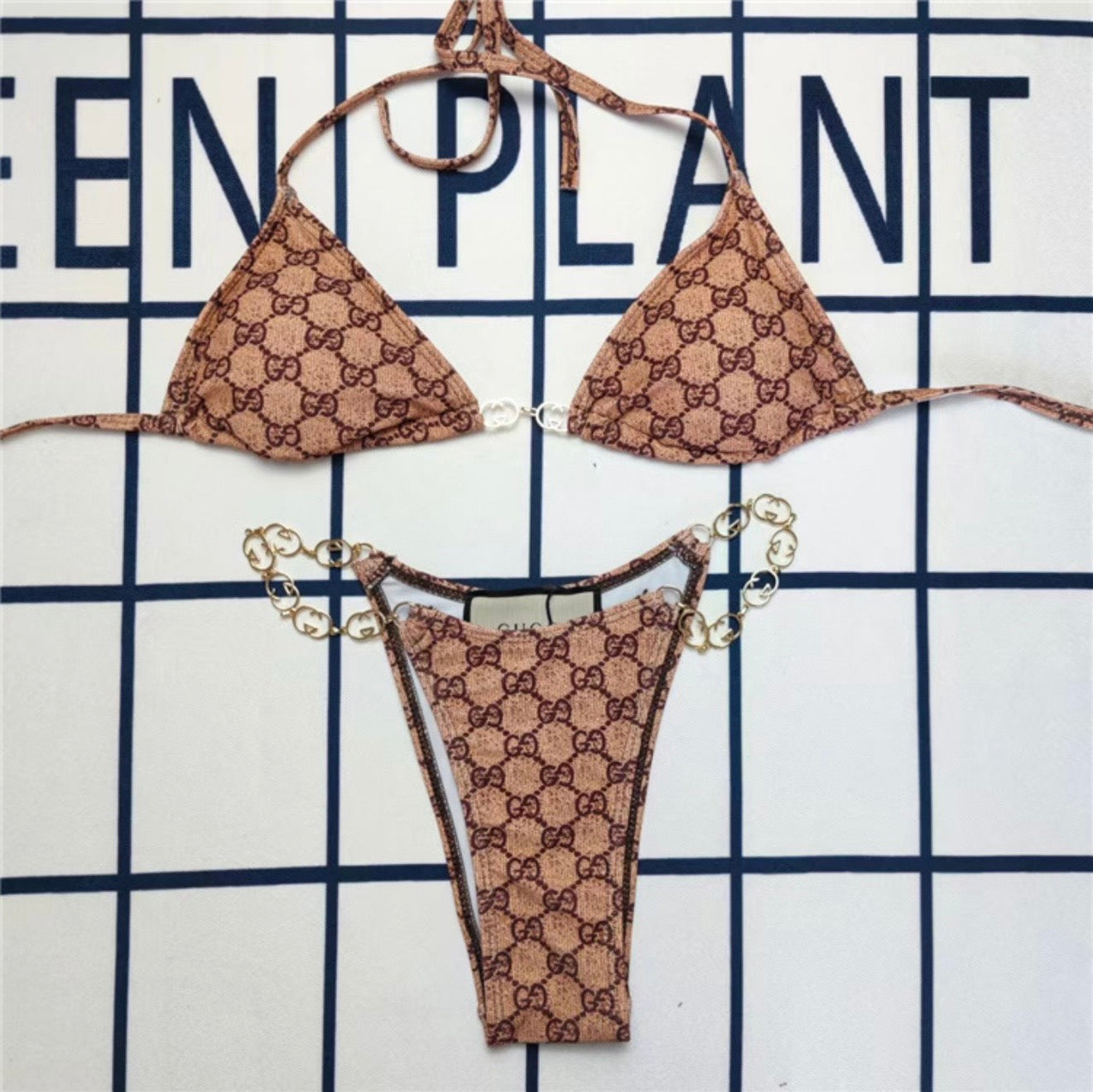 Gucci 2 piece bathing suit