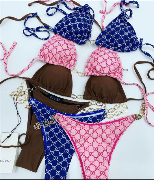 Gucci two piece swim suit