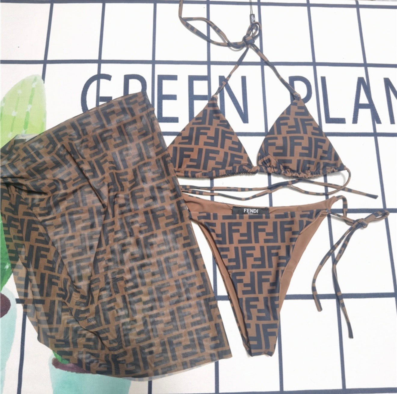 Fendi bathing suit set
